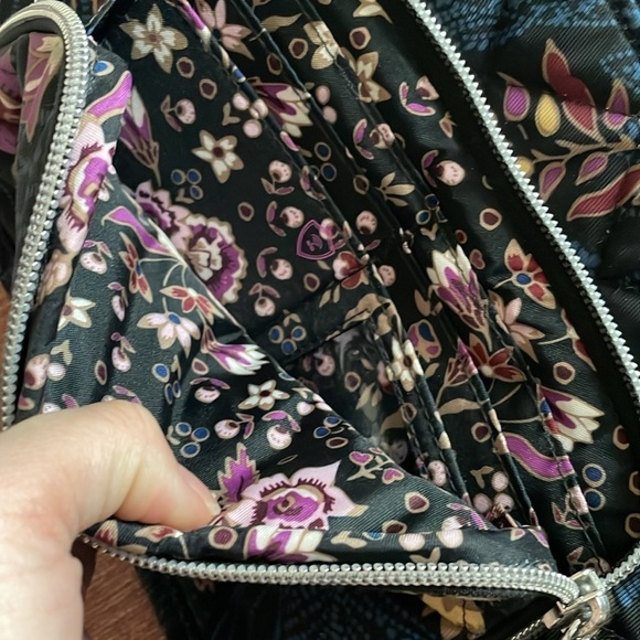 Vera Bradley Floral Boho Shoulder Satchel - Picture 4 of 11